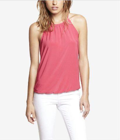 Express Peach Halter Tanktop