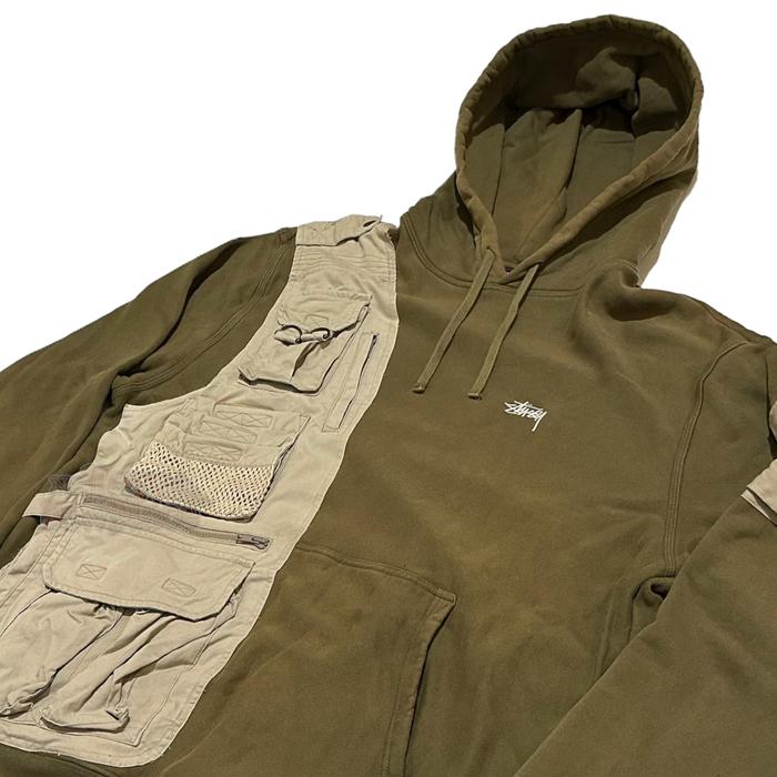 Stussy Hoodie Vest Reworked "Inuzuka" 531 Nonewnewplace