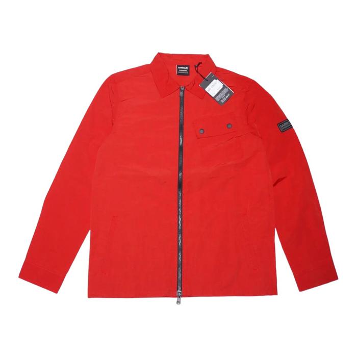 Barbour International Skyline Overshirt Jacket orange