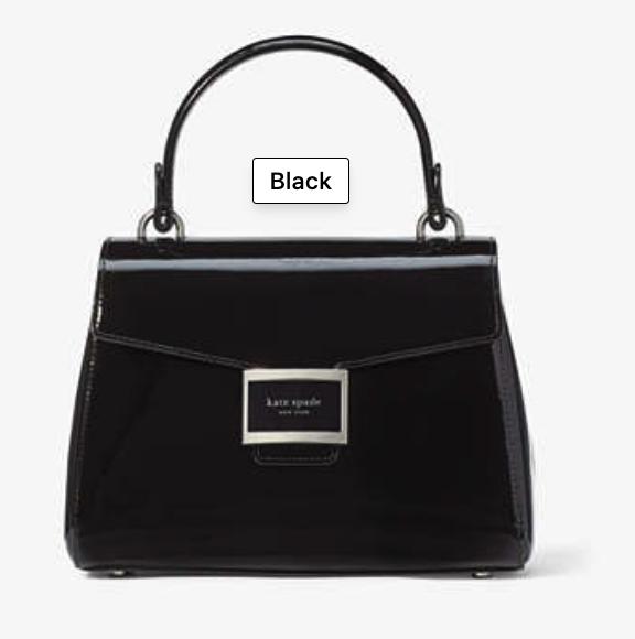 KATE SPADE KATY PATENT LEATHER SMALL TOTE BAG - BISA REQUEST PRODUK LAIN DI LUAR DISPLAY DARI AMERIK