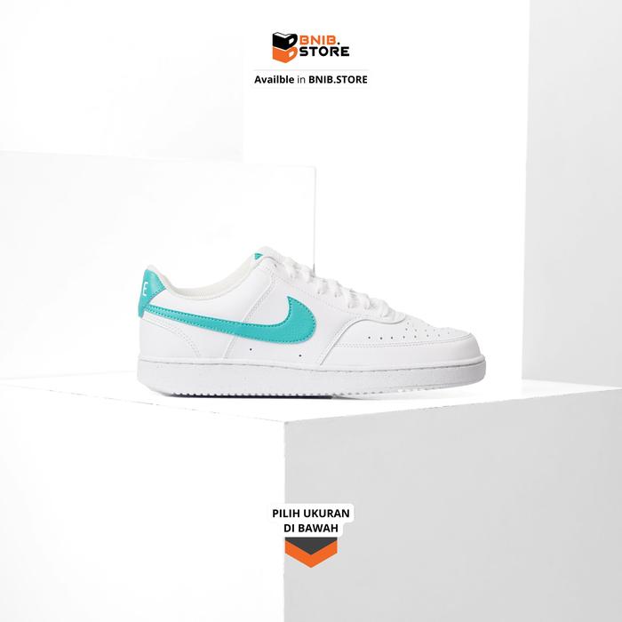 Sepatu NIKE Original Court Vision Low NN White Clear Jade [DH2987 109]