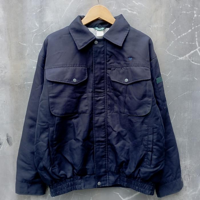 jaket scutum tebal flight jacket second