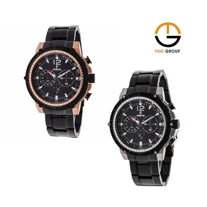 JAM TANGAN PRIA EXPEDITION E6716 E 6716 MCB STAINLESS STRAP ORIGINAL