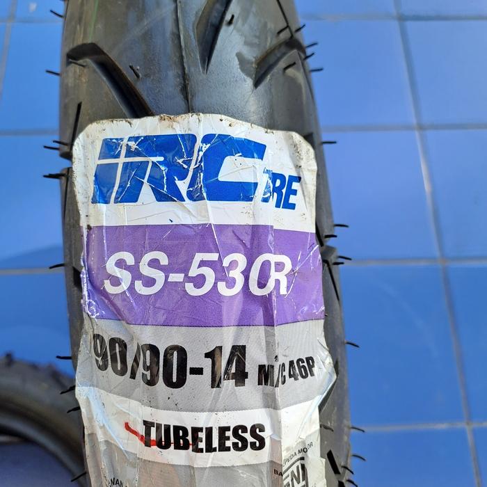 IRC Ban IRC 90/90-14 SS-530R M/C 46P Tubeless Ban Motor Matic Ring 14 Semi Slick Kualitas Terbaik