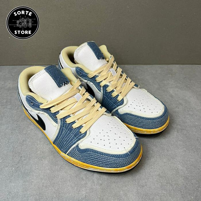 SEPATU PRIA AJ 1 LOW SASHIKO DENIM art FN7670-493