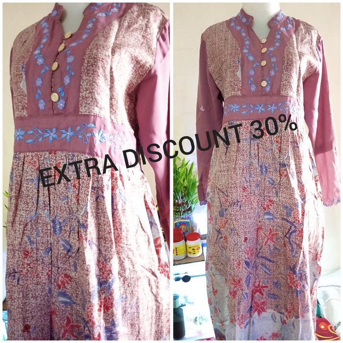 Gamis modern batik sutra