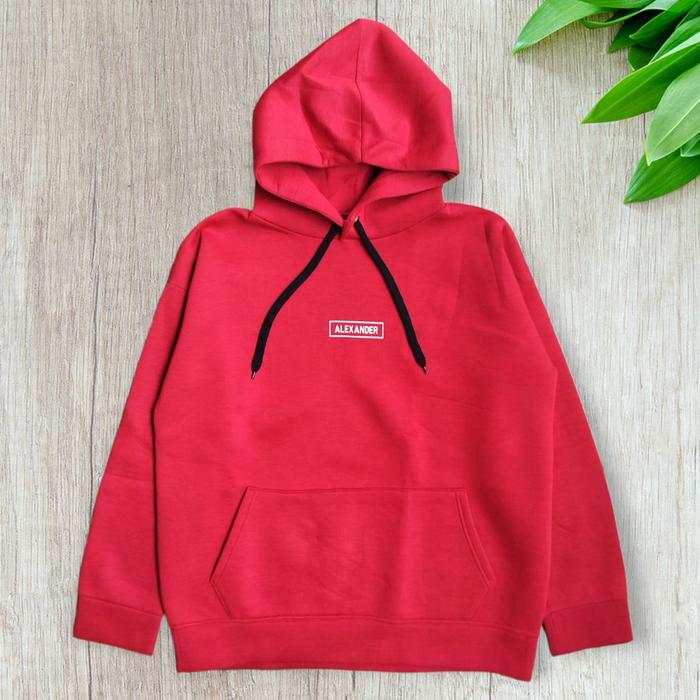 Jacket Hoodie Casual Scuba Red Second Branded Vision Company Korea XL