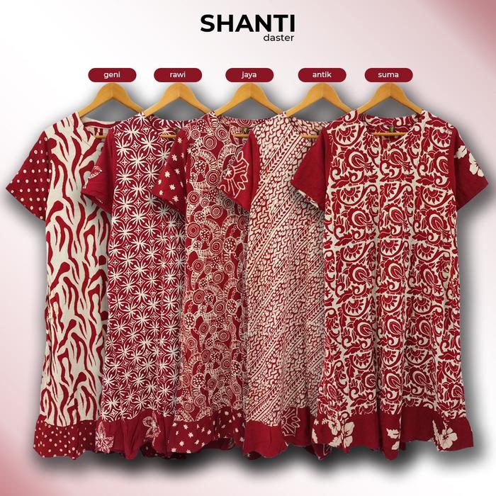 Homedress / Gamis / Daster Batik Rayon Motif SHANTI by PIRAMIDA