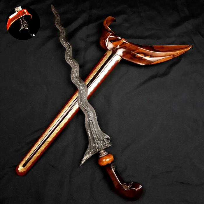 Keris Sengkelat Pamor Segoro Muncar Tangguh HB V Gagah Sepuh Merbawani