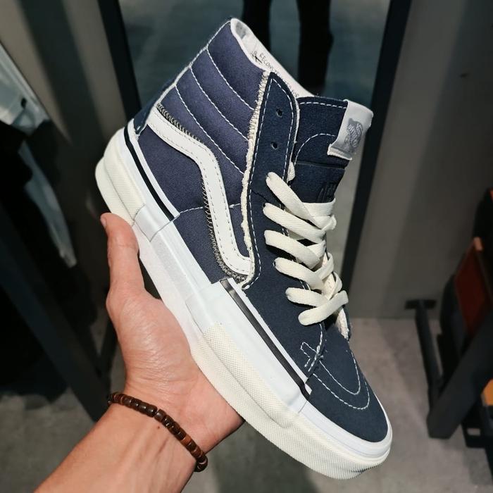 Vans Sk8 Hi Reconstruct Navy White Original Resmi
