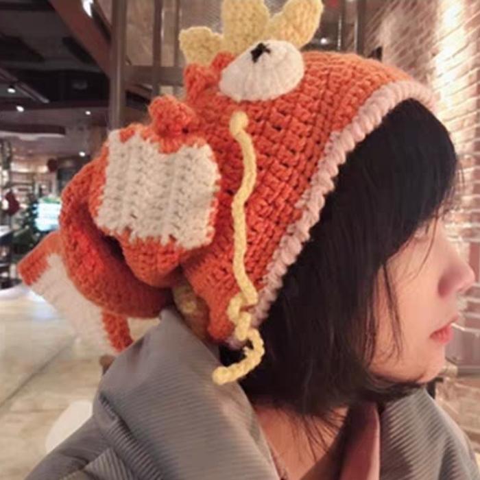 Pokemon Magikarp Knitted Winter Hat Topi Rajut Kupluk Anak Dewasa