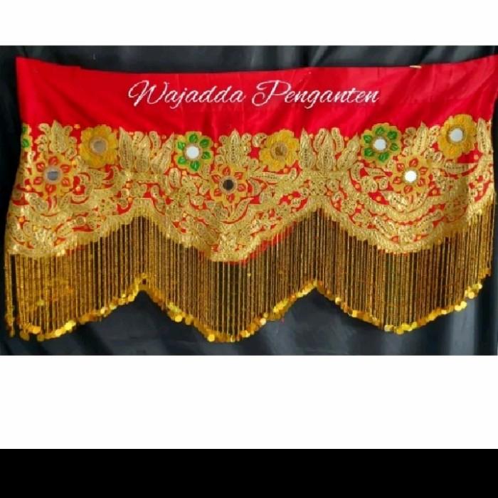 ondas tabia dekorasi pelaminan Minang Melayu