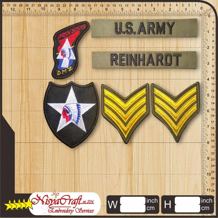 NCEP0101-0021-US ARMY IMJIN SCOUT John Lennon Reinhardt Vintage Jaket