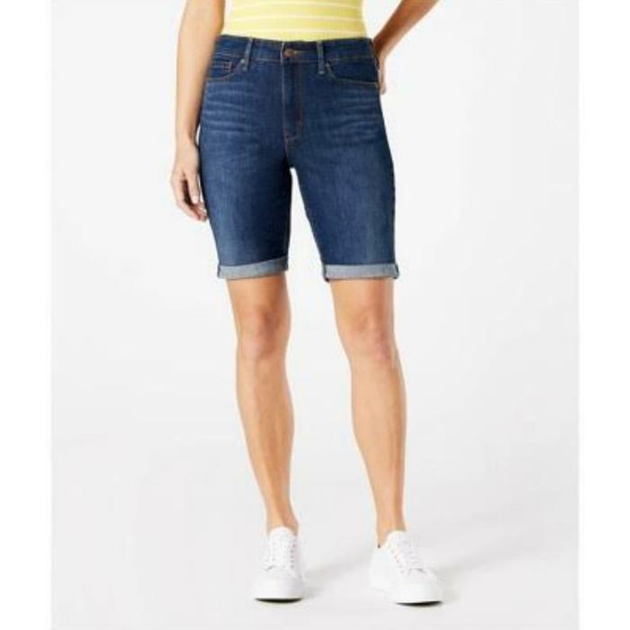 Celana Lucky Brand Women The Bermuda Stretch Short Verlick ORIGINAL