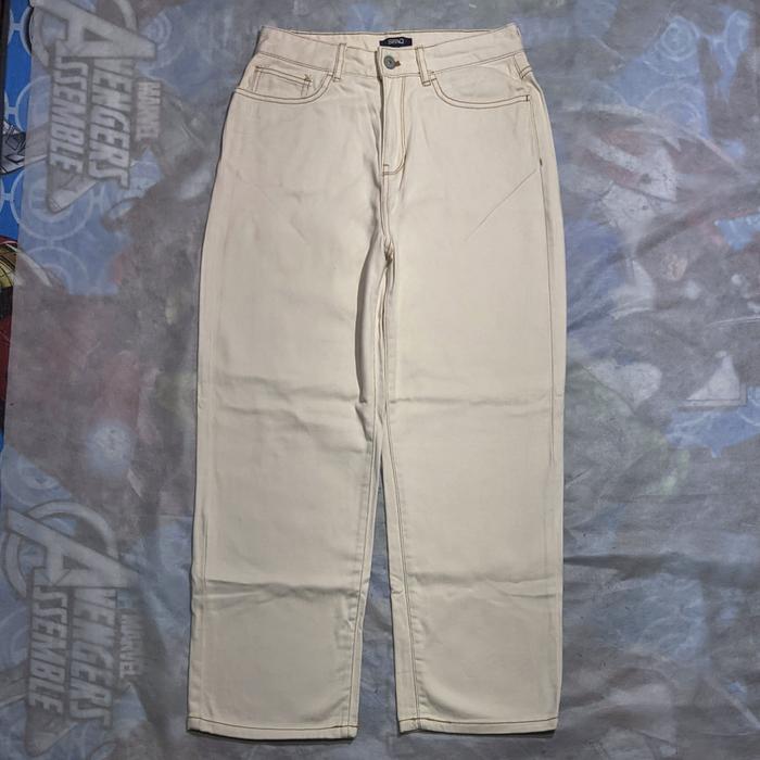 Celana Panjang Longpants Jeans Spao Cream Original Second Preloved