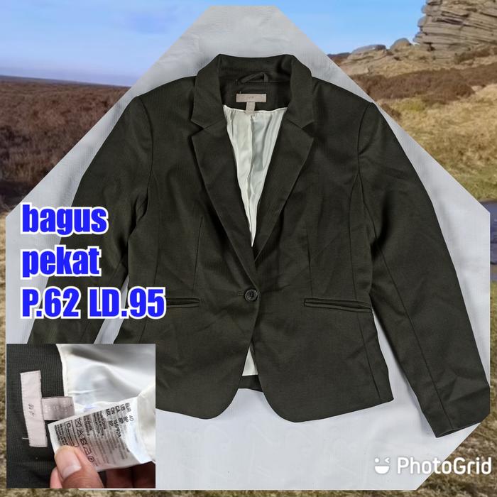jaket jas blazer cewek wanita perempuan ladies h&m nit uniqlo coat