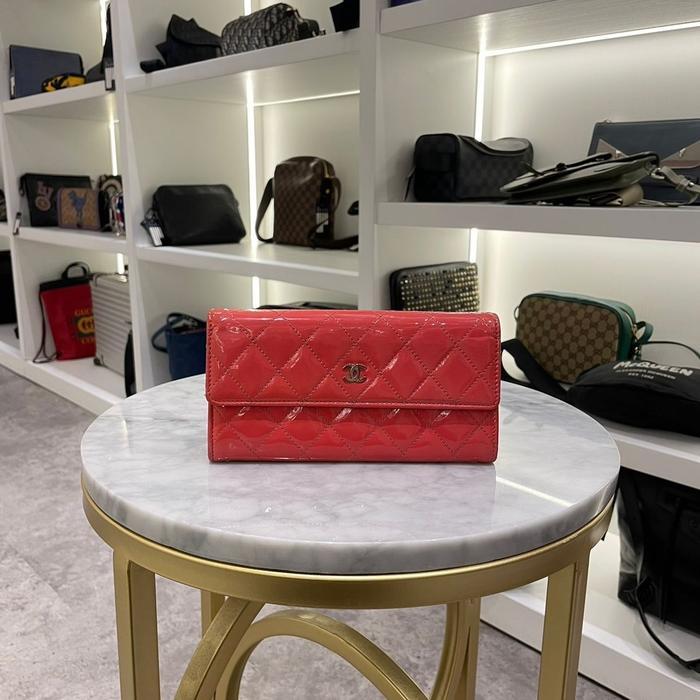 Chanel CC Pink Long Wallet