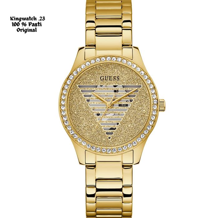 GUESS GW0605L2 LADY IDOL Jam Tangan Wanita Analog-Gold Original