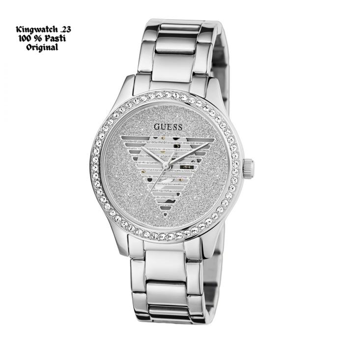 GUESS GW0605L1 LADY IDOL jam Tangan Wanita Analog Silver Original
