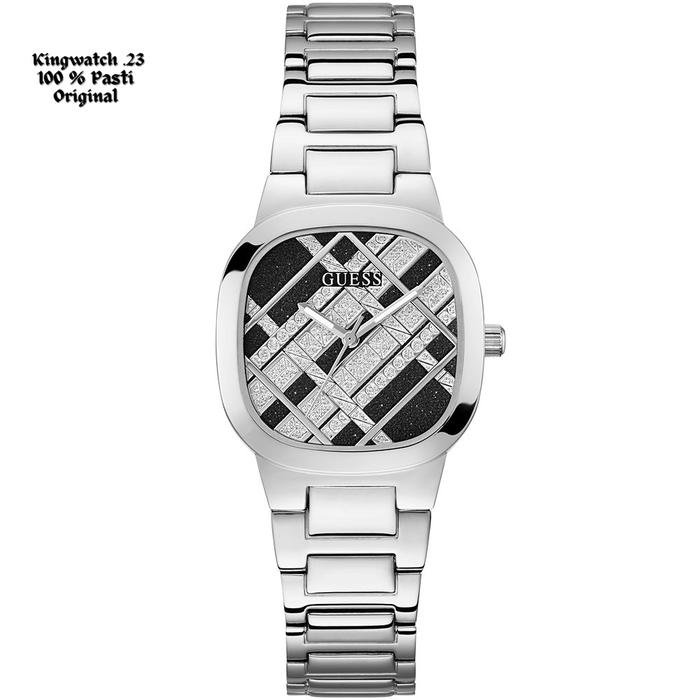 GUESS GW0600L1 CLASH Jam Tangan Wanita Analog Silver Original
