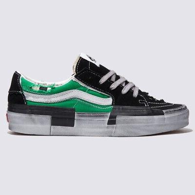 Vans Sk8 Low Reconstruct Stressed Black Green