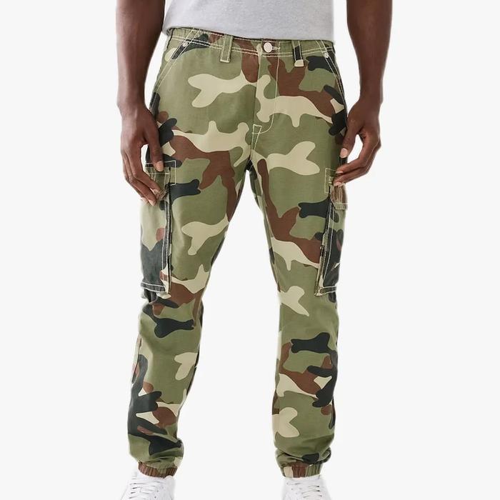 Celana jogger pria TRUE RELIGION BIG T CARGO JOGGER PANTS Ori