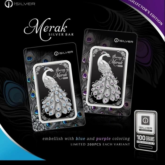 perak batangan silver Lotus Central Bullion 100gr