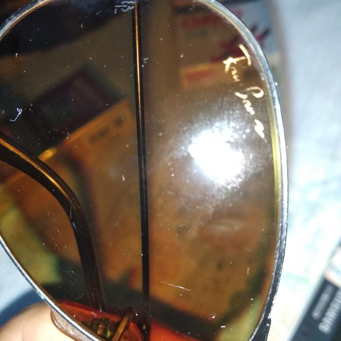 kacamata vintage rayban original chromax frame titanium b&l USA langka