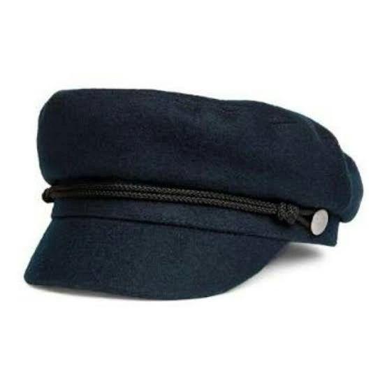 Topi Fiddler hitam pria H&M second