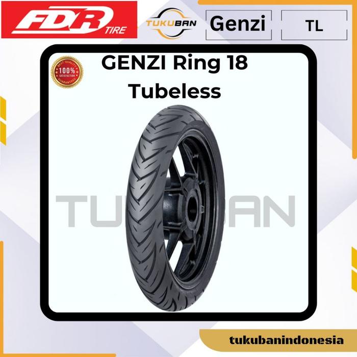 Ban Motor FDR Genzi 80/80 90/80 100/80 (TUBELESS) Ring 18 for BEBEK or SUPERMOTO