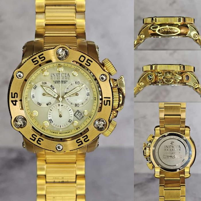 Jam tangan Chronograph Pria INVICTA Sea Hunter Pro Diver Stainless
