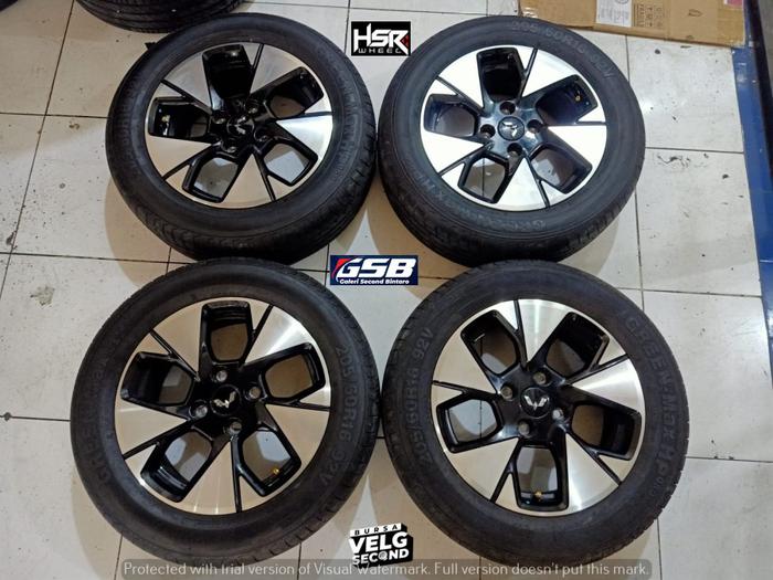 VELG COPOTAN/ORIGINAL MOBIL WULING ALVEZ R16X6 4X114 T34B/P +BAN GT 205 60 R16 PNP KE MOBIL AVANZA,X