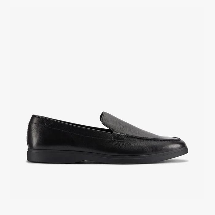 CLARKS Torford Easy Original Loafers Pria Leather - Black