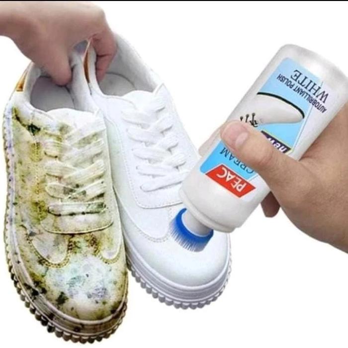 Pembersih Pemutih Sepatu Ajaib Semir Pemutih Pembersih Sepatu Ajaib 100ml 150g Terampuh 100% untuk S