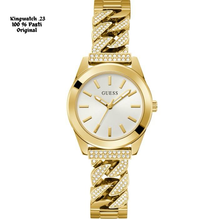 Guess GW0546L2 Jam Tangan Wanita Analog Gold Stainless Steel Original