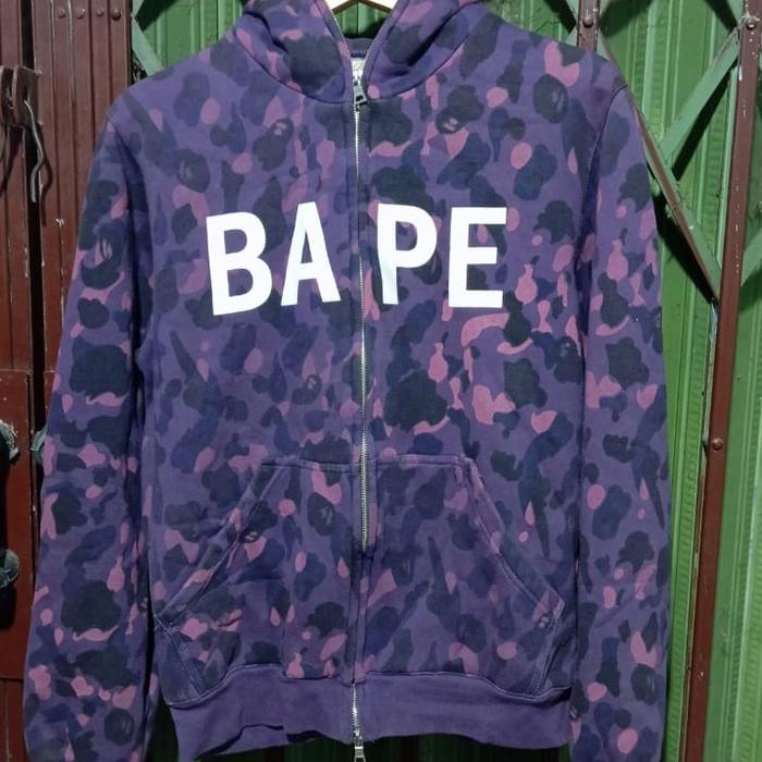jaket bape camo