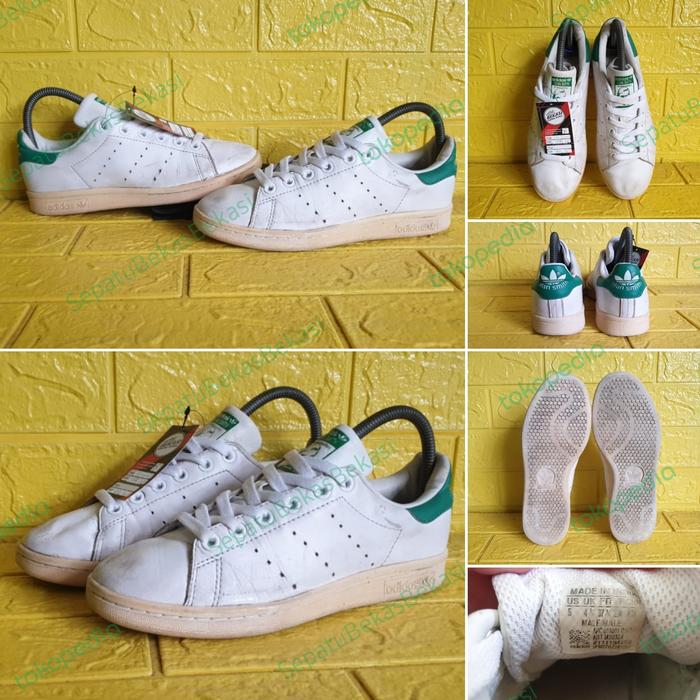 ADIDAS STAN SMITH GREEN SIZE 37 1/3 (23 CM) SECOND ORIGINAL