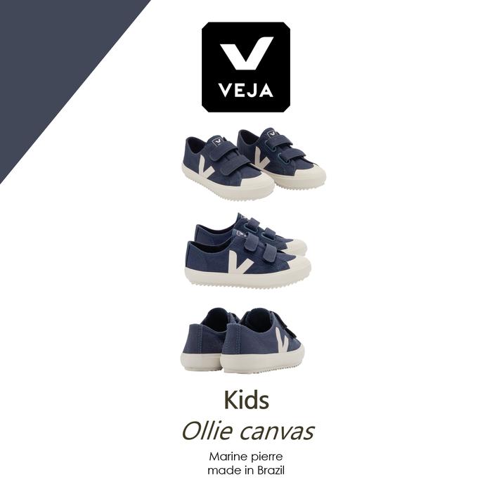 Sepatu Anak Veja Kids Ollie Canvas Marine Pierre Original