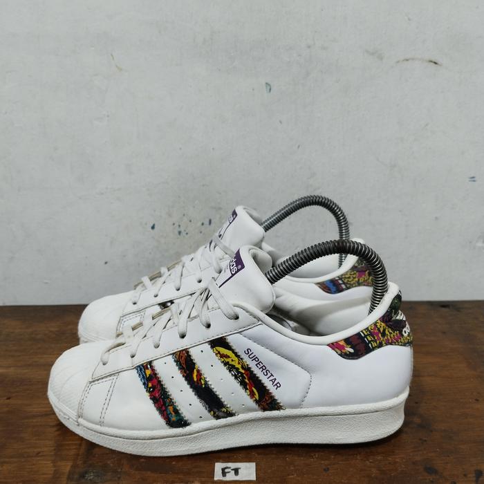 sepatu second ori adidas superstar multi paisley size 36