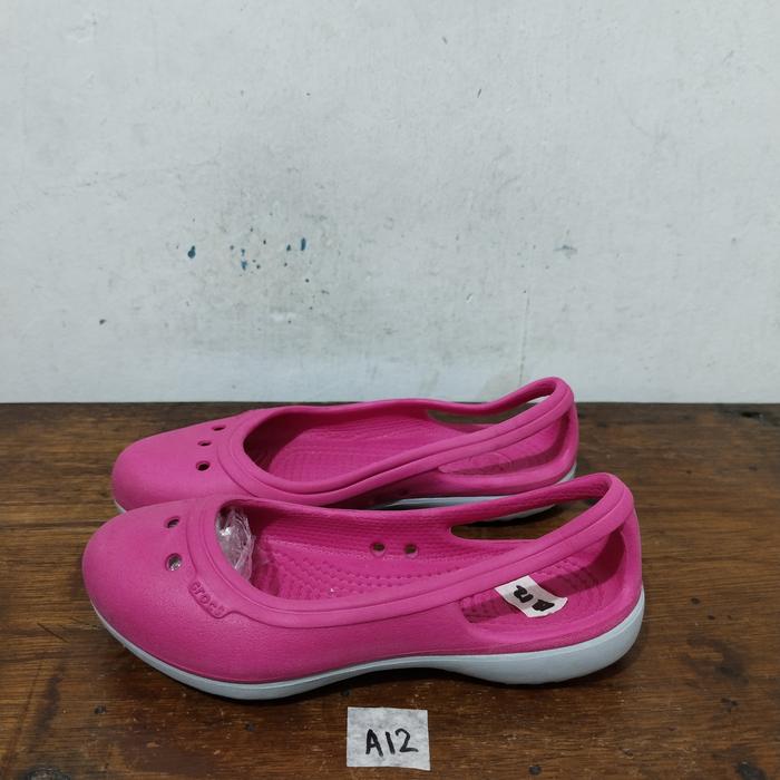 sepatu sandal second ori crocs Genna II Gem size 28