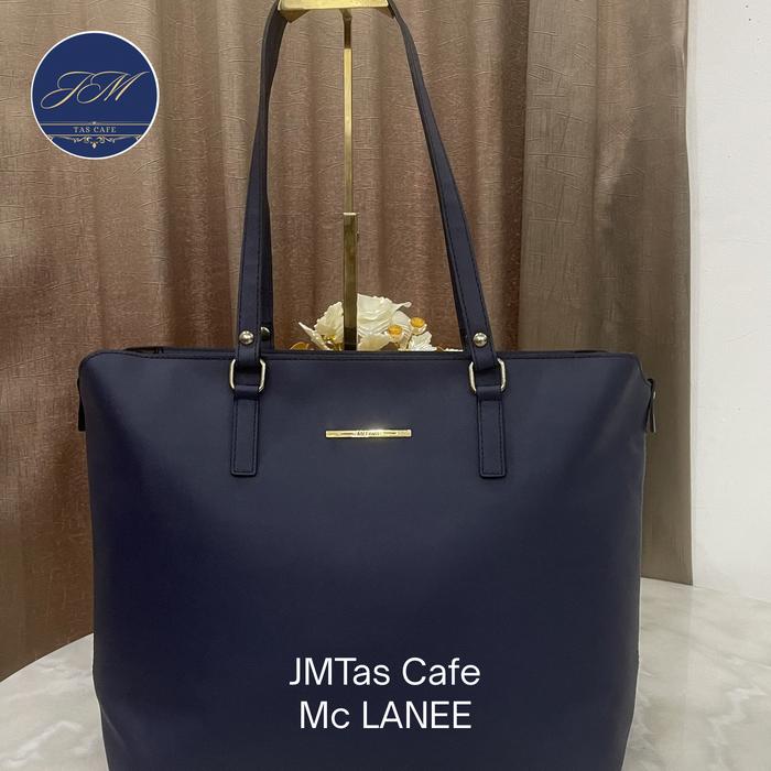 Tote bag kulit wanita McLANEE Tas bahu kulit.