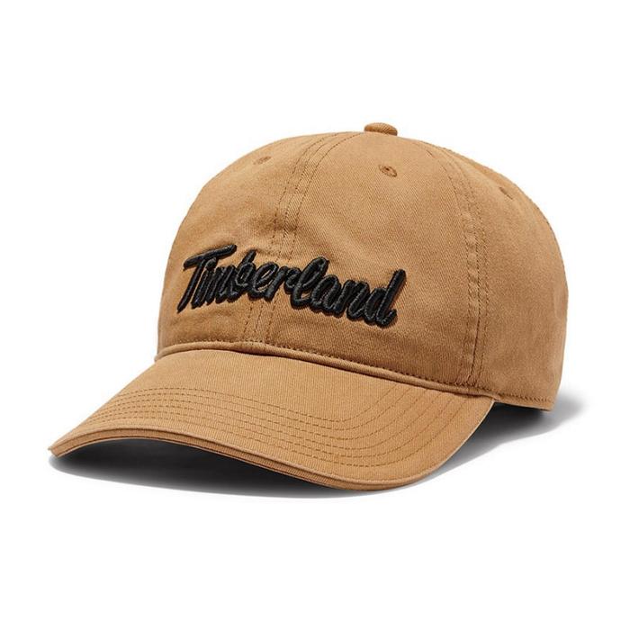 Topi Timberland Midland Beach Embroidered Logo Baseball Dad Cap ORIGINAL