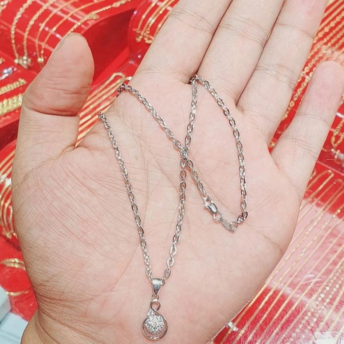 Kalung + Plus Liontin Emas Kadar 375