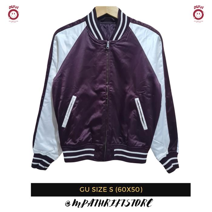 Varsity General Uniqlo Size S Maroon Second Branded