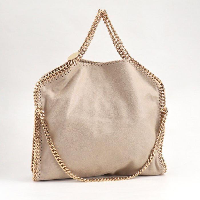 STELLA MCCARTNEY Falabella 3 Chain Tote Beige
