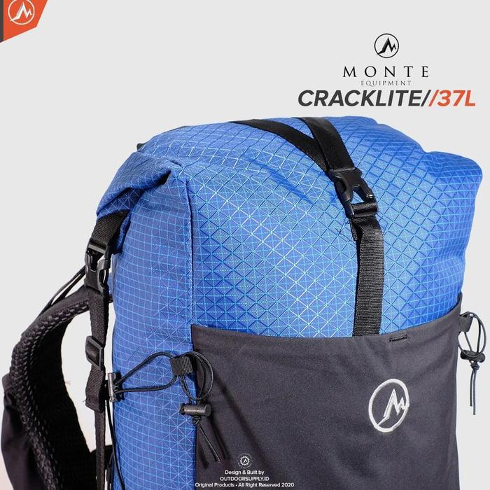 MONTE EQUIPMENT CRACKLITE 37L - LIMITED BLUE SAPHIR EDITION |