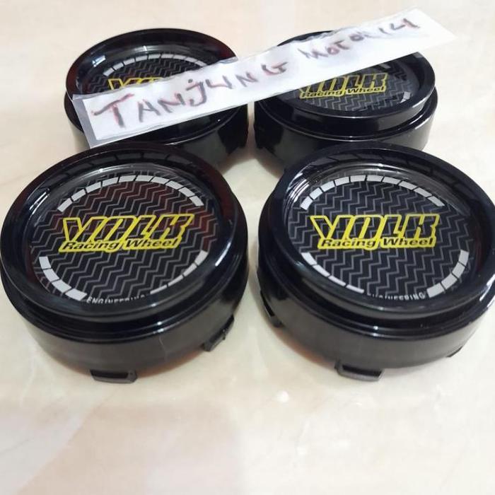 tutup velg atau dop roda velg racing ring16 VOLK KUNING DIAMETER 6.5CM