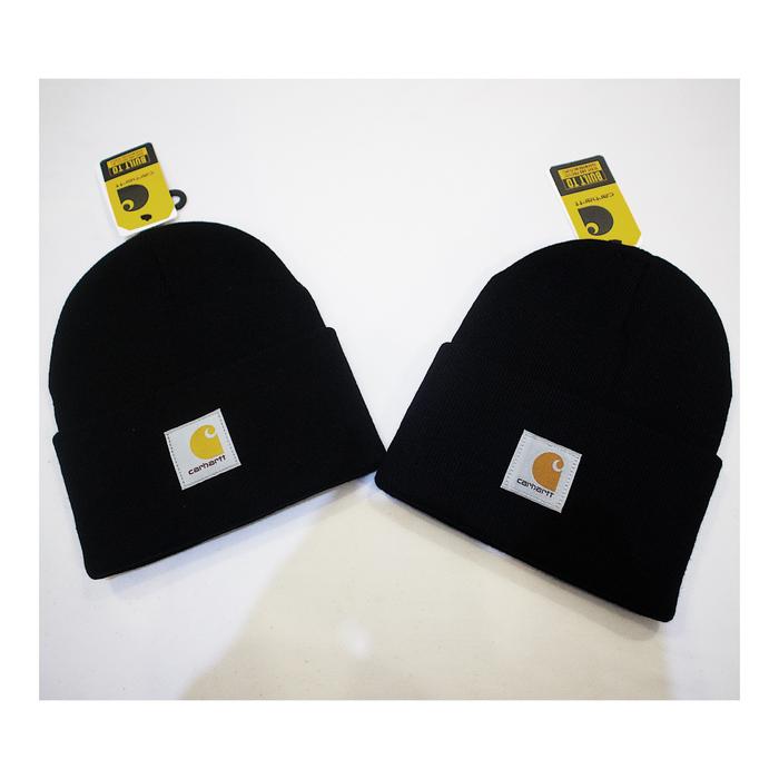 DISKON GILA ! Carhartt Knit Cuffed Beanie - Black