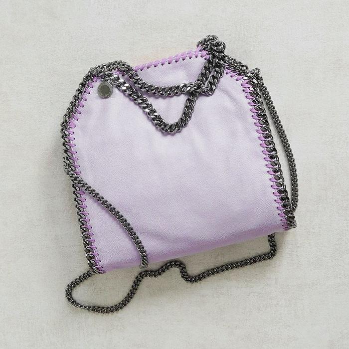 Stella Mccartney Mini Falabella Shoulder Bag in Lilac SHW