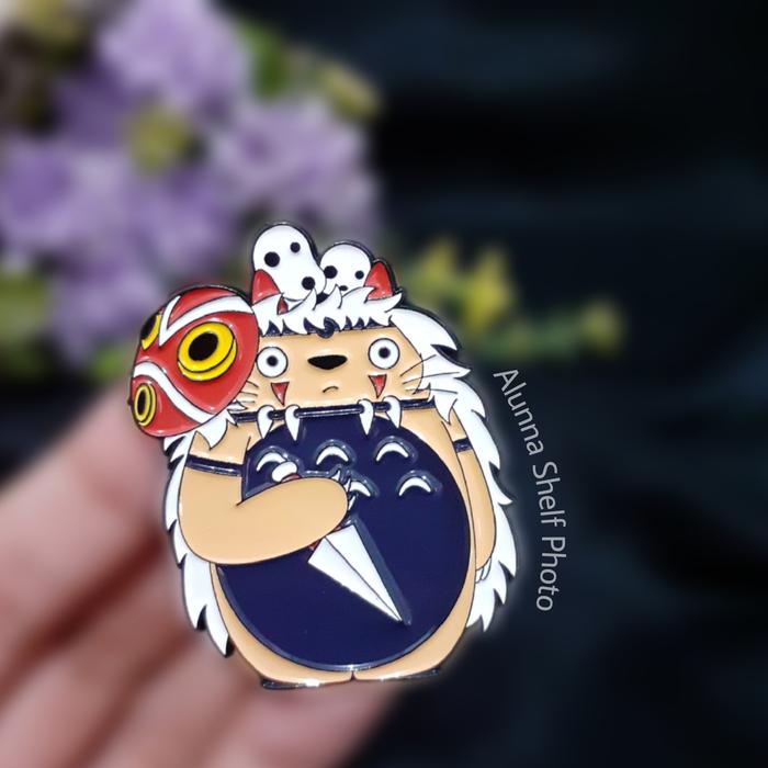 Pin Enamel Totoro - Princess Mononoke | Bros Aksesoris